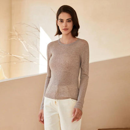 Women’s Wool Knit Jumper Long-sleeved top