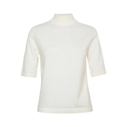 Women's Half High Collar 12GG Consinee Cashmere Pullover top Sweater