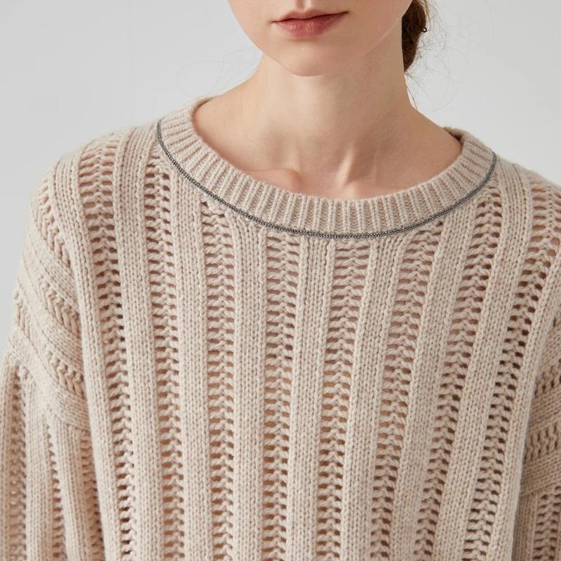 Women's Loose Wool Pullover Sweater 1670A