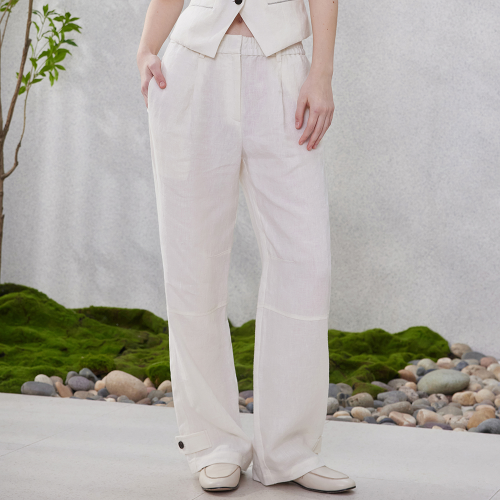 Women's Clothing Linen Pants K2170W