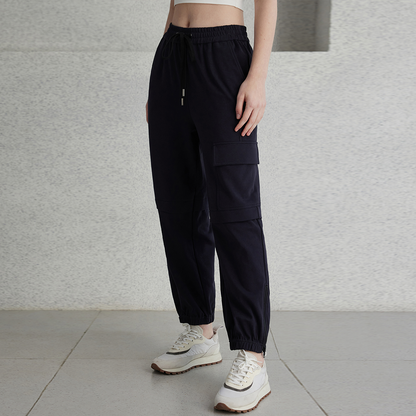 Women's Clothing Elastic Waist Drawstring Pants