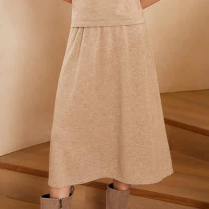 Women's  Cashmere Knitted Skirt BC-302