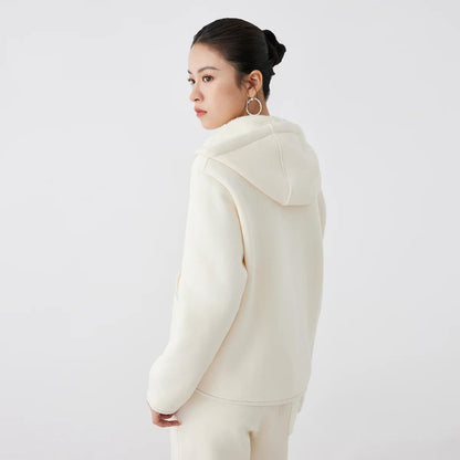 Women's Hooded Sweatshirt Coat