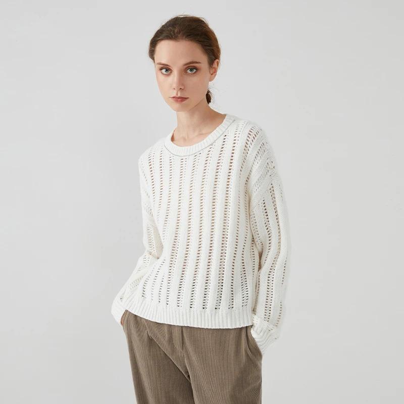 Women's Loose Wool Pullover Sweater 1670A