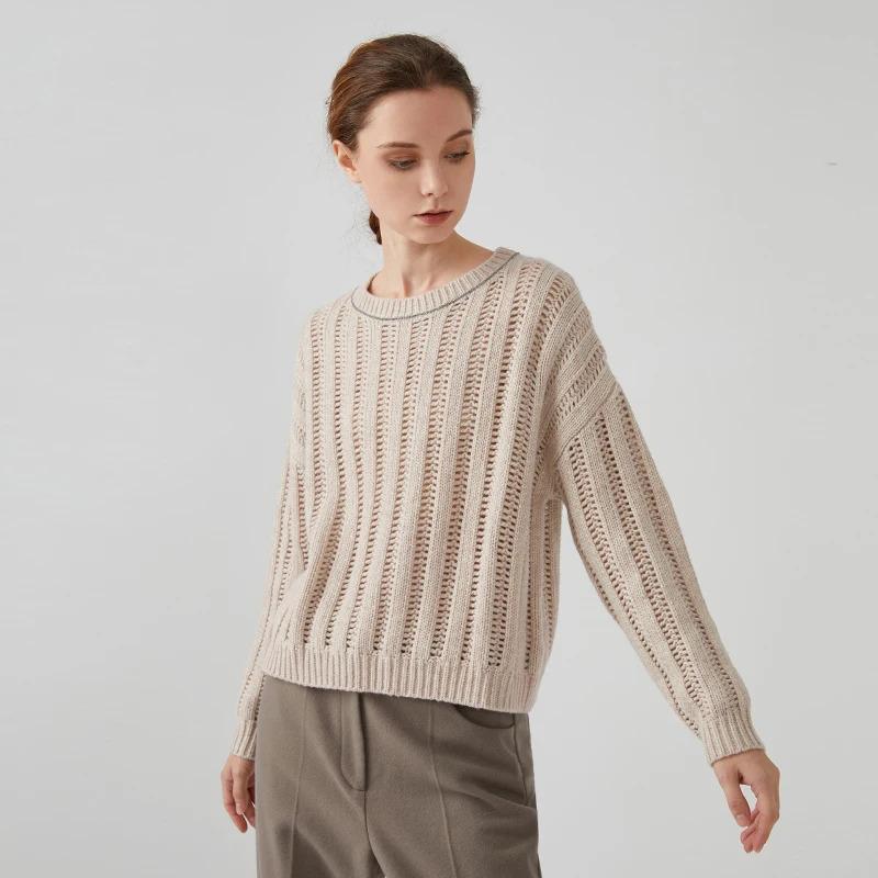 Women's Loose Wool Pullover Sweater 1670A