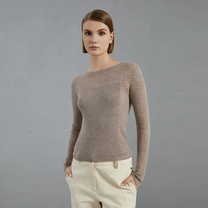 Women’s Autumn Wool Knitted Pullover Top