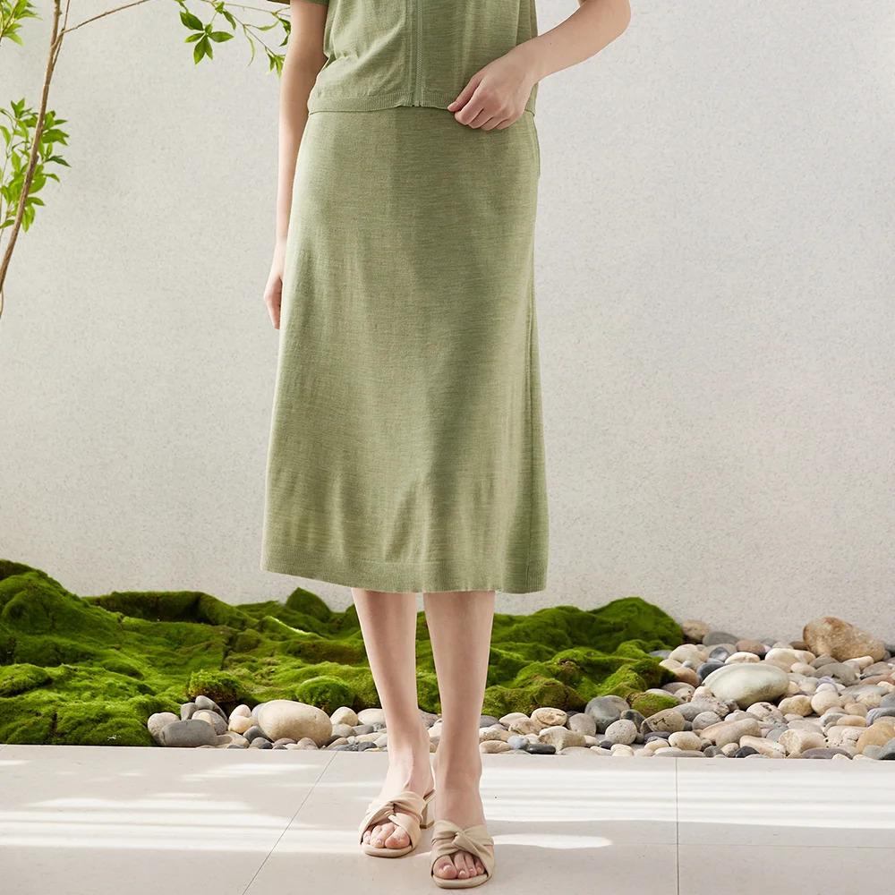 Women’s Merino Wool Silk Skirt