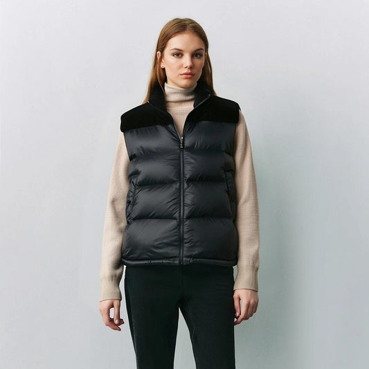 Women's Luxury BC Wool & White Duck Down Jacket - K1907W