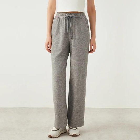 Women’s Light Grey Woolen Pants K2534W