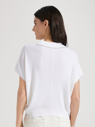 Wool Silk V-neck pullover