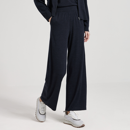 2025 Women's silk wool straight-leg pants BC1126