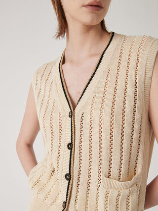 Women's Summer Linen Knit Vest