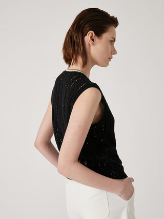 Women's Summer Linen Knit Vest