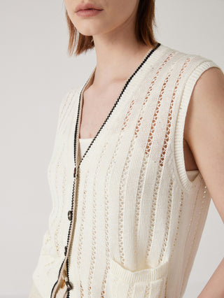 Women's Summer Linen Knit Vest