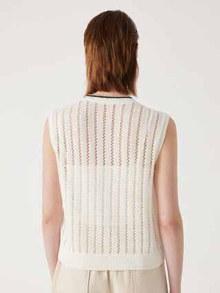 Women's Summer Linen Knit Vest