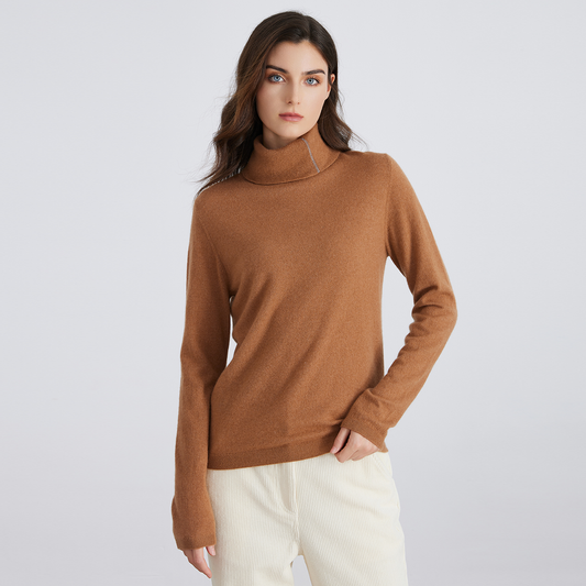 Women Turtle Neck Pullover  cashmere Sweater