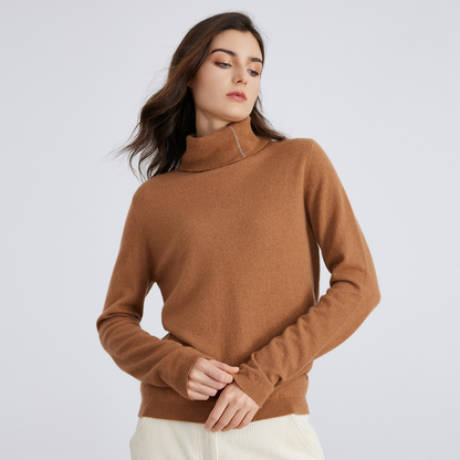 Women Turtle Neck Pullover  cashmere Sweater BC767