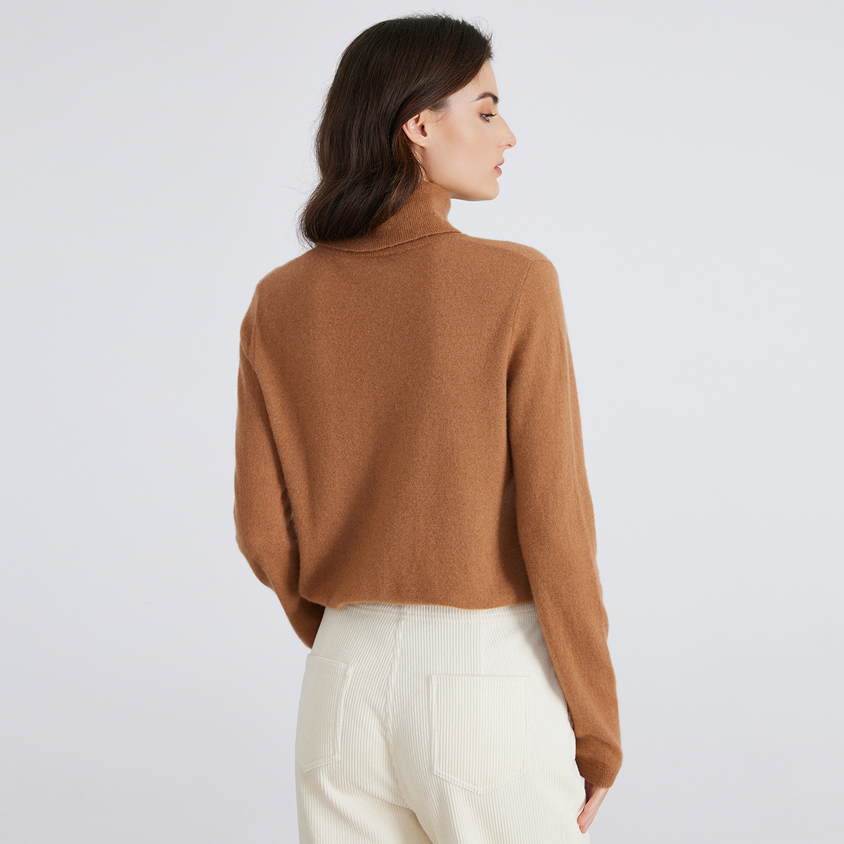 Women Turtle Neck Pullover  cashmere Sweater BC767