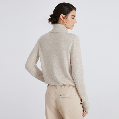 Women Turtle Neck Pullover  cashmere Sweater BC767