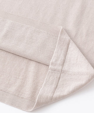 Wool and Silk Blend V-Neck Knit Tee