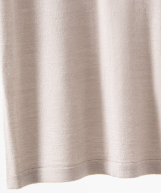 Wool and Silk Blend  Layered Knit Tee