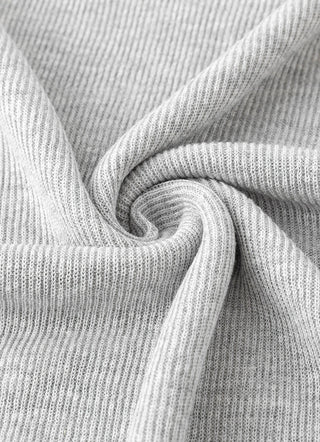 Linen-Silk Blend  Knit Top with Silver Trim