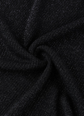 Sleeveless Wool Blend Top with Subtle Sparkle