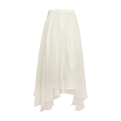 Women's Clothing Spring Summer Loose Silk Skirt