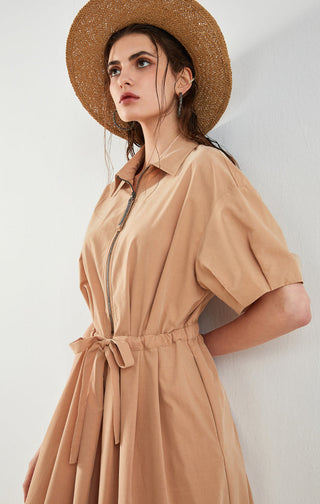 Women's Tencel Lycra Cotton Blend Dress