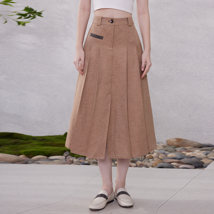 Women's Clothing Spring Summer Linen Skirt K2118W