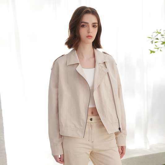 Women's Clothing Linen Cotton Jacket