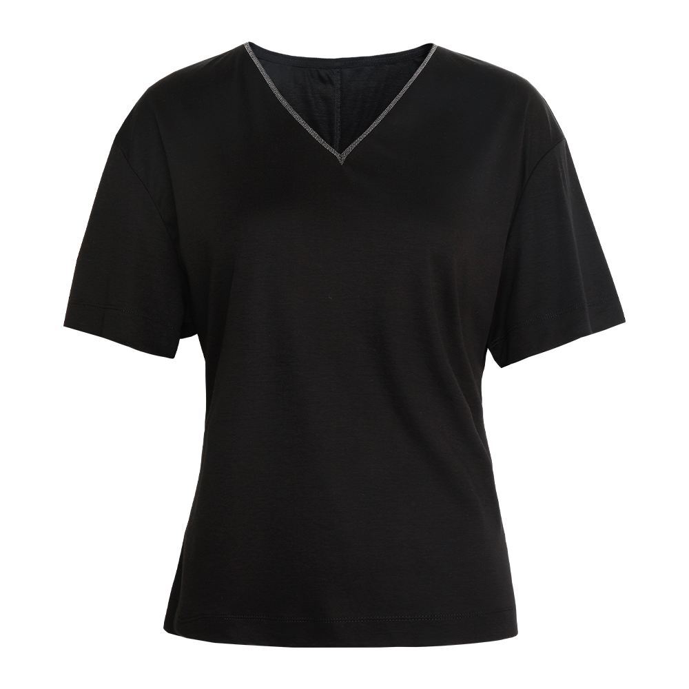 Women's Pima Cotton V-Neck T-Shirt K2364X