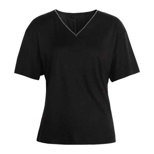 Women's Pima Cotton V-Neck T-Shirt K2364X