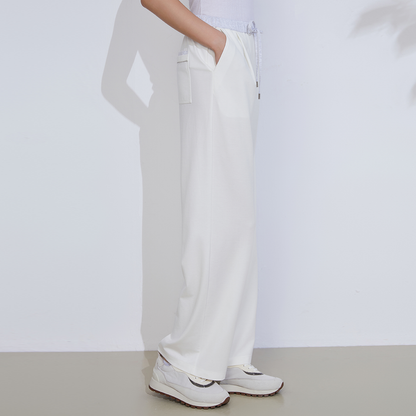 Women's Wide Leg Cotton Pants