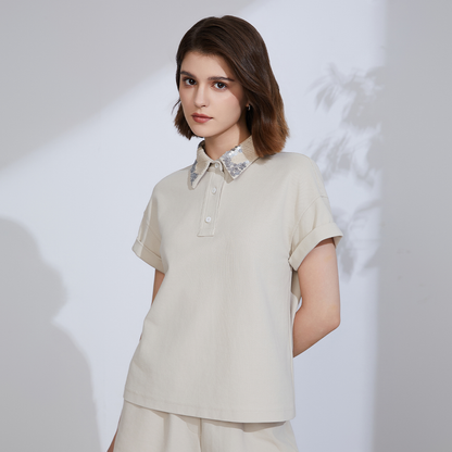 Women's Cotton Blend polo shirt