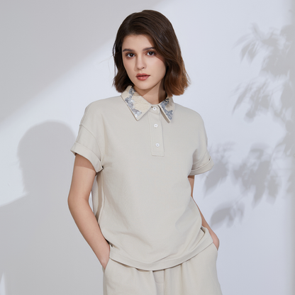 Women's Cotton Blend polo shirt