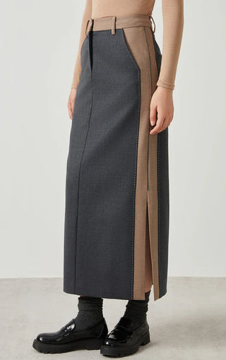 Australian Wool Long Skirt - serathinan 