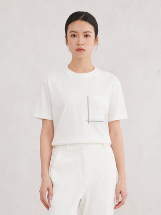 simple cotton short sleeve T-shirt