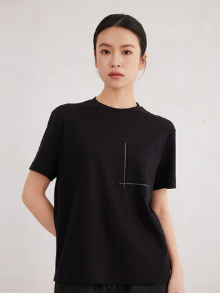 simple cotton short sleeve T-shirt