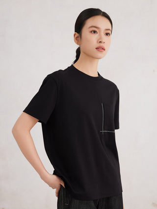 simple cotton short sleeve T-shirt