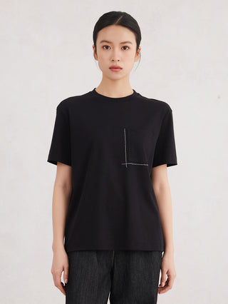 simple cotton short sleeve T-shirt