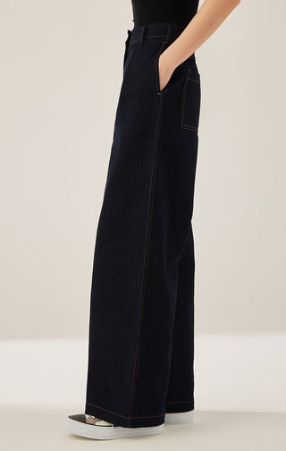 High-Rise Wide-Leg Pants