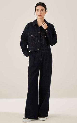 High-Rise Wide-Leg Pants