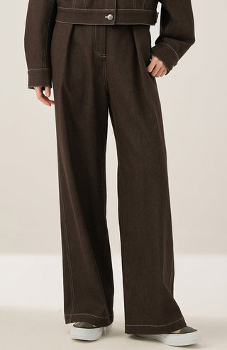 High-Rise Wide-Leg Pants