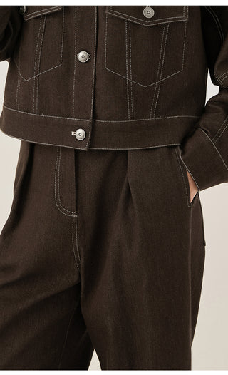 High-Rise Wide-Leg Pants