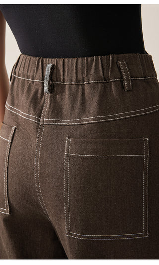 High-Rise Wide-Leg Pants