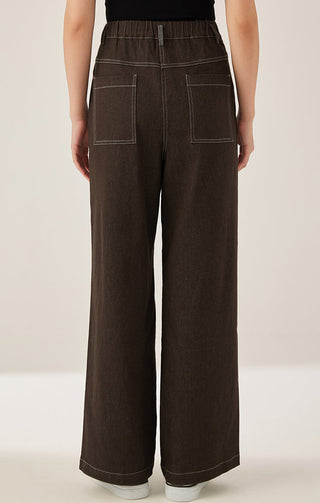 High-Rise Wide-Leg Pants