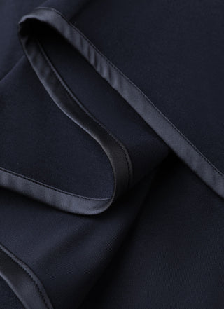 Hooded Cotton Blend Jacket with Beaded Zip