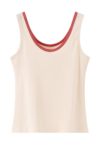 Ribbed Stretch Knit Tank Top