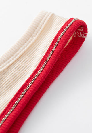 Ribbed Stretch Knit Tank Top